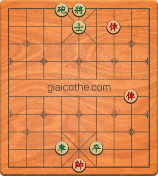 Bàn cờ tướng bài tập Cờ Tướng Haga thế Dễ ván 10 - Độ khó Dễ