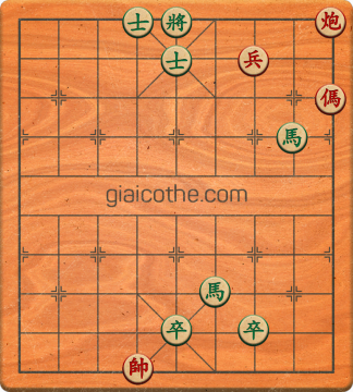 Bàn cờ tướng bài tập Cờ Tướng Haga thế Dễ ván 100 - Độ khó Dễ