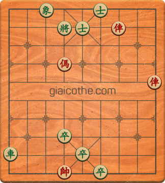 Bàn cờ tướng bài tập Cờ Tướng Haga thế Dễ ván 103 - Độ khó Trung Bình