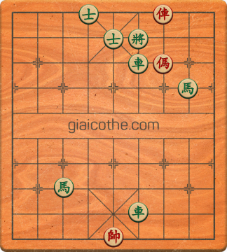 Bàn cờ tướng bài tập Cờ Tướng Haga thế Dễ ván 12 - Độ khó Dễ