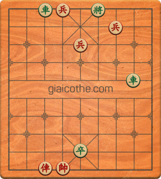 Bàn cờ tướng bài tập Cờ Tướng Haga thế Dễ ván 121 - Độ khó Dễ