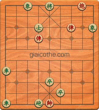 Bàn cờ tướng bài tập Cờ Tướng Haga thế Dễ ván 122 - Độ khó Dễ