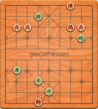 Bàn cờ tướng bài tập Cờ Tướng Haga thế Dễ ván 127 - Độ khó Trung Bình