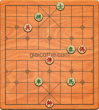 Bàn cờ tướng bài tập Cờ Tướng Haga thế Dễ ván 128 - Độ khó Dễ