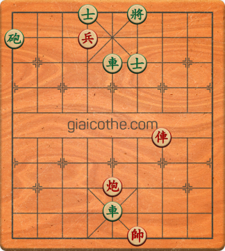 Bàn cờ tướng bài tập Cờ Tướng Haga thế Dễ ván 132 - Độ khó Dễ