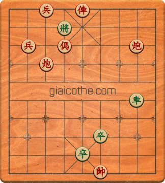 Bàn cờ tướng bài tập Cờ Tướng Haga thế Dễ ván 138 - Độ khó Dễ