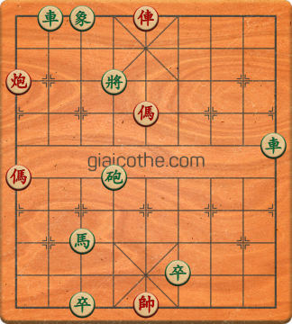 Bàn cờ tướng bài tập Cờ Tướng Haga thế Dễ ván 155 - Độ khó Dễ