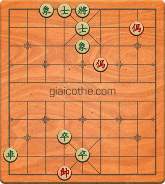 Bàn cờ tướng bài tập Cờ Tướng Haga thế Dễ ván 169 - Độ khó Dễ