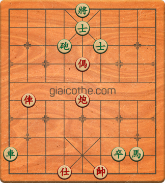 Bàn cờ tướng bài tập Cờ Tướng Haga thế Dễ ván 178 - Độ khó Trung Bình