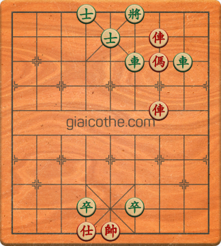 Bàn cờ tướng bài tập Cờ Tướng Haga thế Dễ ván 182 - Độ khó Dễ