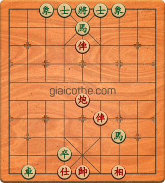 Bàn cờ tướng bài tập Cờ Tướng Haga thế Dễ ván 19 - Độ khó Dễ