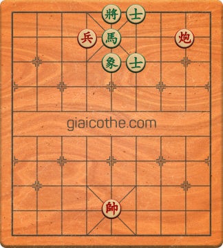 Bàn cờ tướng bài tập Cờ Tướng Haga thế Dễ ván 191 - Độ khó Dễ