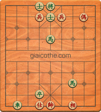 Bàn cờ tướng bài tập Cờ Tướng Haga thế Dễ ván 20 - Độ khó Dễ