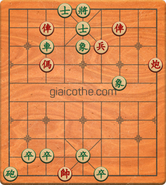 Bàn cờ tướng bài tập Cờ Tướng Haga thế Dễ ván 202 - Độ khó Dễ