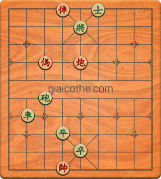 Bàn cờ tướng bài tập Cờ Tướng Haga thế Dễ ván 208 - Độ khó Dễ