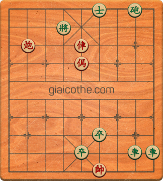 Bàn cờ tướng bài tập Cờ Tướng Haga thế Dễ ván 211 - Độ khó Trung Bình