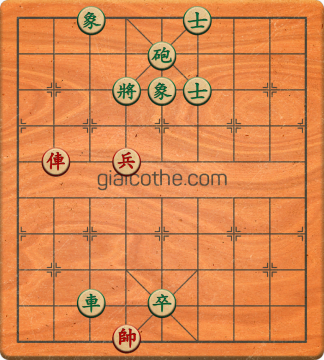 Bàn cờ tướng bài tập Cờ Tướng Haga thế Dễ ván 216 - Độ khó Dễ