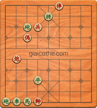 Bàn cờ tướng bài tập Cờ Tướng Haga thế Dễ ván 225 - Độ khó Dễ