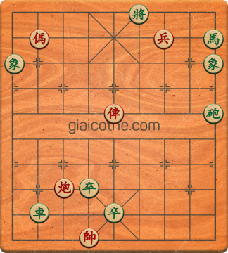 Bàn cờ tướng bài tập Cờ Tướng Haga thế Dễ ván 226 - Độ khó Dễ