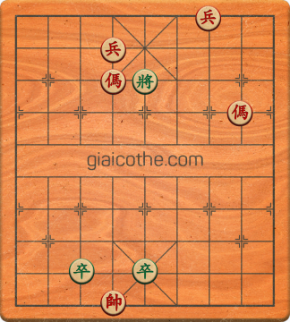 Bàn cờ tướng bài tập Cờ Tướng Haga thế Dễ ván 227 - Độ khó Dễ