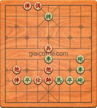 Bàn cờ tướng bài tập Cờ Tướng Haga thế Dễ ván 229 - Độ khó Trung Bình