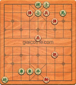 Bàn cờ tướng bài tập Cờ Tướng Haga thế Dễ ván 236 - Độ khó Trung Bình