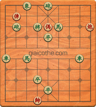 Bàn cờ tướng bài tập Cờ Tướng Haga thế Dễ ván 239 - Độ khó Dễ