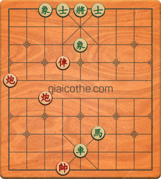 Bàn cờ tướng bài tập Cờ Tướng Haga thế Dễ ván 242 - Độ khó Dễ