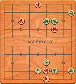 Bàn cờ tướng bài tập Cờ Tướng Haga thế Dễ ván 248 - Độ khó Trung Bình