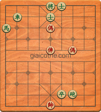 Bàn cờ tướng bài tập Cờ Tướng Haga thế Dễ ván 249 - Độ khó Trung Bình