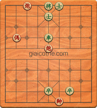 Bàn cờ tướng bài tập Cờ Tướng Haga thế Dễ ván 25 - Độ khó Dễ