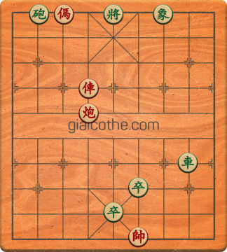 Bàn cờ tướng bài tập Cờ Tướng Haga thế Dễ ván 253 - Độ khó Dễ