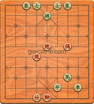 Bàn cờ tướng bài tập Cờ Tướng Haga thế Dễ ván 262 - Độ khó Trung Bình