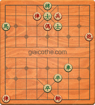 Bàn cờ tướng bài tập Cờ Tướng Haga thế Dễ ván 267 - Độ khó Trung Bình