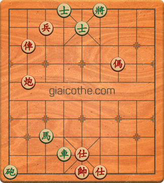 Bàn cờ tướng bài tập Cờ Tướng Haga thế Dễ ván 271 - Độ khó Dễ