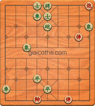 Bàn cờ tướng bài tập Cờ Tướng Haga thế Dễ ván 275 - Độ khó Trung Bình