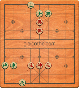 Bàn cờ tướng bài tập Cờ Tướng Haga thế Dễ ván 278 - Độ khó Dễ