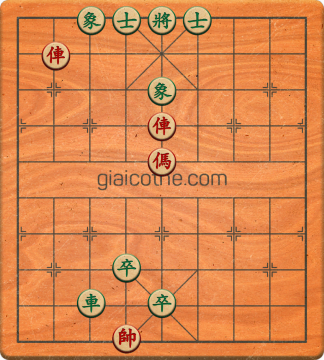 Bàn cờ tướng bài tập Cờ Tướng Haga thế Dễ ván 28 - Độ khó Dễ