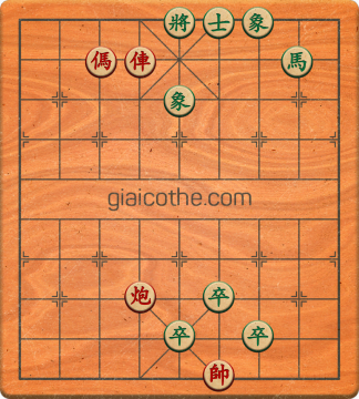 Bàn cờ tướng bài tập Cờ Tướng Haga thế Dễ ván 282 - Độ khó Trung Bình