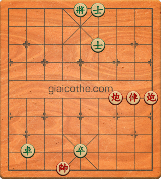 Bàn cờ tướng bài tập Cờ Tướng Haga thế Dễ ván 29 - Độ khó Dễ