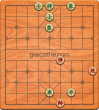 Bàn cờ tướng bài tập Cờ Tướng Haga thế Dễ ván 292 - Độ khó Dễ