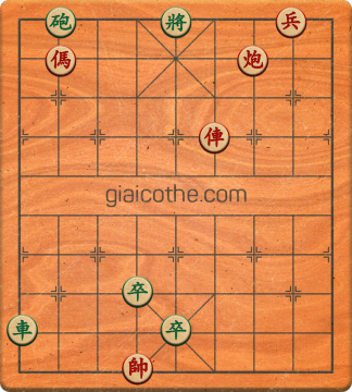 Bàn cờ tướng bài tập Cờ Tướng Haga thế Dễ ván 295 - Độ khó Trung Bình