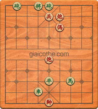 Bàn cờ tướng bài tập Cờ Tướng Haga thế Dễ ván 298 - Độ khó Dễ