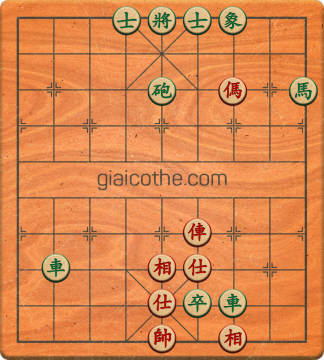 Bàn cờ tướng bài tập Cờ Tướng Haga thế Dễ ván 3 - Độ khó Dễ