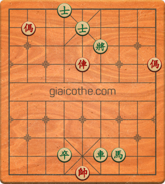 Bàn cờ tướng bài tập Cờ Tướng Haga thế Dễ ván 30 - Độ khó Dễ