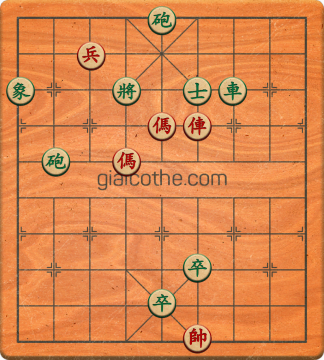 Bàn cờ tướng bài tập Cờ Tướng Haga thế Dễ ván 305 - Độ khó Trung Bình