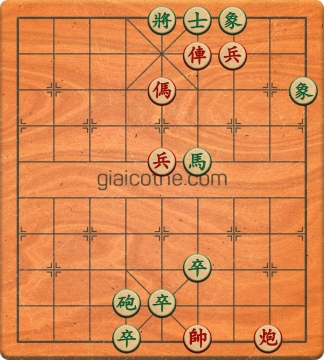 Bàn cờ tướng bài tập Cờ Tướng Haga thế Dễ ván 310 - Độ khó Trung Bình