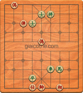 Bàn cờ tướng bài tập Cờ Tướng Haga thế Dễ ván 315 - Độ khó Trung Bình