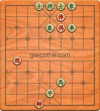 Bàn cờ tướng bài tập Cờ Tướng Haga thế Dễ ván 33 - Độ khó Dễ