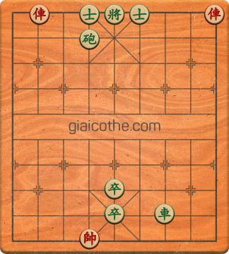 Bàn cờ tướng bài tập Cờ Tướng Haga thế Dễ ván 331 - Độ khó Trung Bình